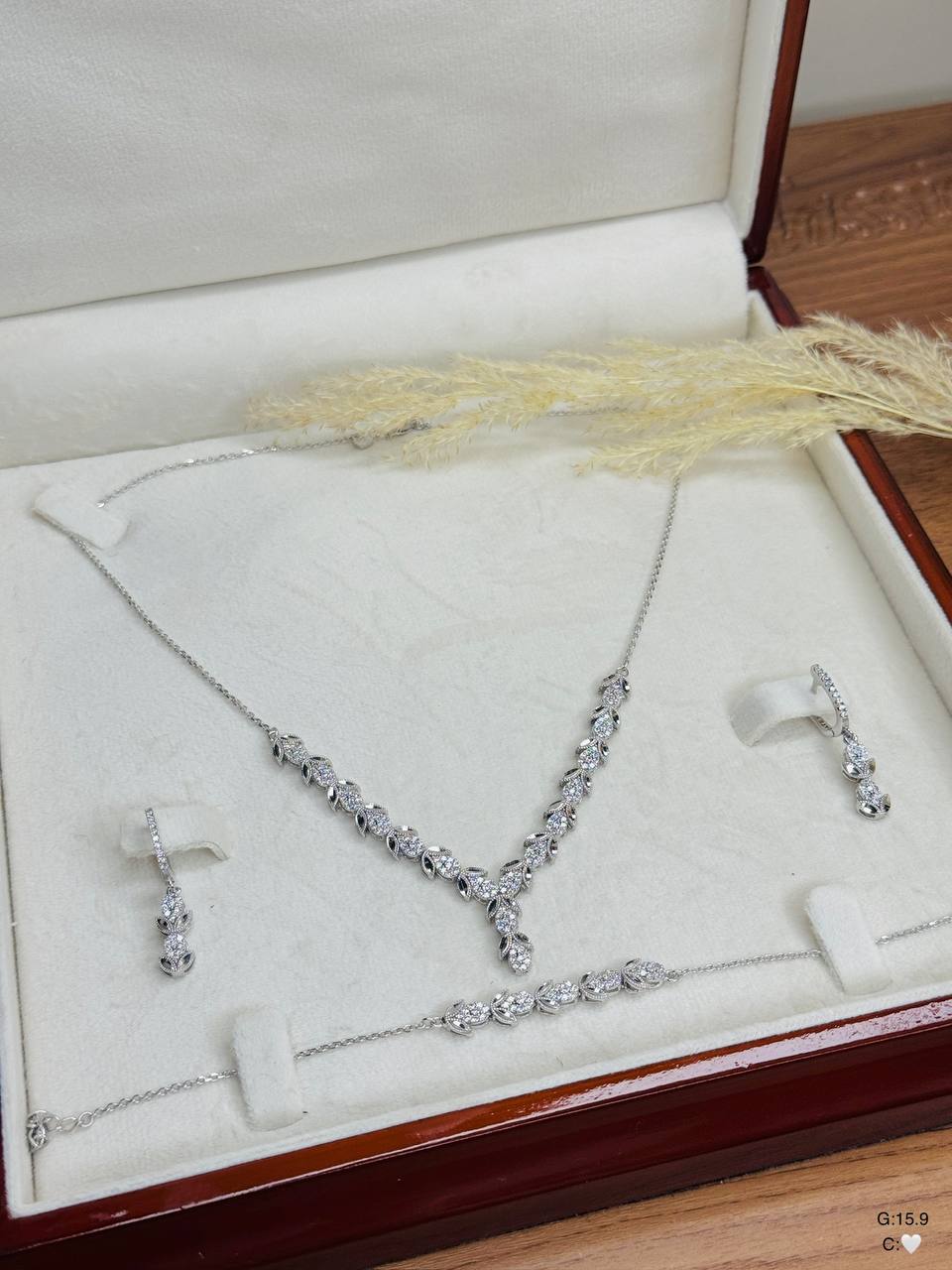 سرویس جواهری نقره