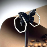 گوشواره حلقه نقره