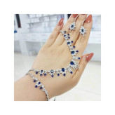 سرویس لوکس جواهری نقره 925