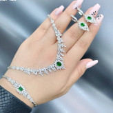 سرویس نقره طرح جواهر ی