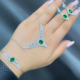 سرویس ظریف زنجیری نقره