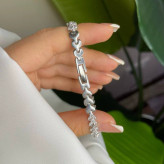دستبند جواهری نقره خاص