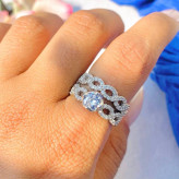 پشت حلقه نقره