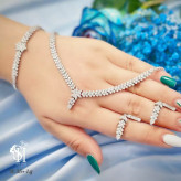 سرویس 925 عیار جواهری نقره