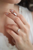 حلقه ست نقره ۹۲۵ عیار وارداتی. وزن ۴/۲ گرم