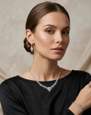 سرویس نقره ۹۲۵ عیار. ابکاری طلا رنگ ثابت. وزن ۲۸گرم